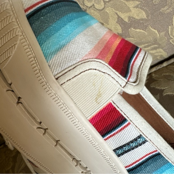 Zodiac multicolor canvas slip on sneakers women size 8.5 M - Picture 10 of 11